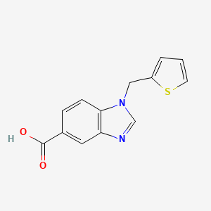 1-(2-thienylmethyl)-1H-benzimidazole-5-carboxylic acid - 284673-19-4