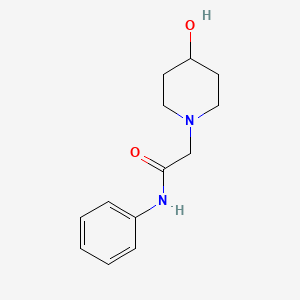 2-(4-hydroxypiperidin-1-yl)-N-phenylacetamide - 1089531-74-7