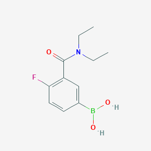 3-(Diethylcarbamoyl)-4-fluorophenylboronic acid - 874219-28-0