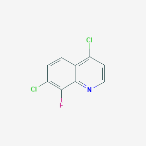 4,7-Dichloro-8-fluoroquinoline - 773148-80-4