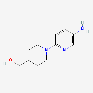 [1-(5-Aminopyridin-2-yl)piperidin-4-yl]methanol - 1094301-04-8