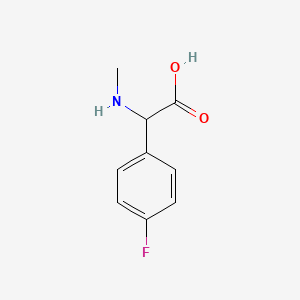 2-(4-Fluorophenyl)-2-(methylamino)acetic acid - 689254-66-8