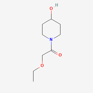 2-Ethoxy-1-(4-hydroxypiperidin-1-yl)ethan-1-one - 1153235-07-4