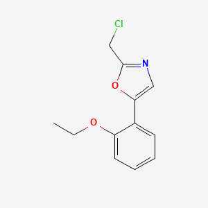 2-(Chloromethyl)-5-(2-ethoxyphenyl)oxazole - 1094382-40-7