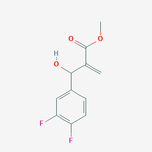 Methyl 2-[(3,4-difluorophenyl)(hydroxy)methyl]prop-2-enoate - 1019127-48-0