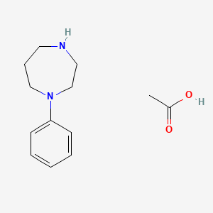 1-Phenyl-1,4-diazepane acetate - 1269393-99-8