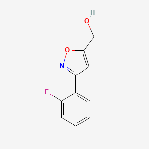 (3-(2-Fluorophenyl)isoxazol-5-yl)methanol - 953046-62-3