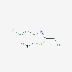 6-Chloro-2-(chloromethyl)thiazolo[5,4-b]pyridine - 1256478-41-7