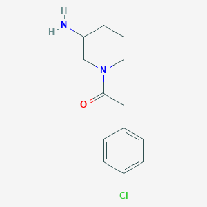 1-(3-Aminopiperidin-1-yl)-2-(4-chlorophenyl)ethan-1-one - 1305886-04-7