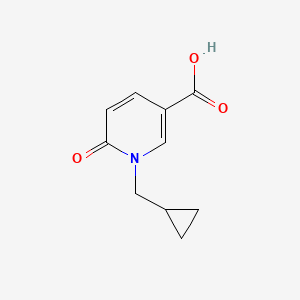 1-(Cyclopropylmethyl)-6-oxo-1,6-dihydropyridine-3-carboxylic acid - 1249671-30-4