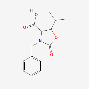3-Benzyl-5-isopropyl-2-oxo-1,3-oxazolidine-4-carboxylic acid - 1269442-37-6