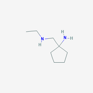 1-[(Ethylamino)methyl]cyclopentan-1-amine - 1247105-21-0