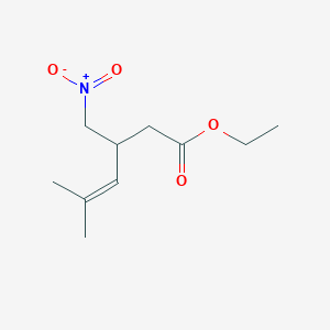 3-(Nitromethyl)-5-methyl-4-hexenoic Acid Ethyl Ester - 1136478-28-8