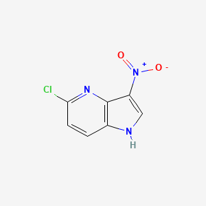 5-chloro-3-nitro-1H-pyrrolo[3,2-b]pyridine - 1116136-63-0