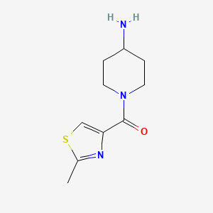 (4-Aminopiperidin-1-yl)(2-methylthiazol-4-yl)methanone - 1478052-88-8