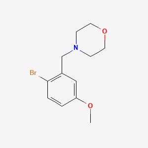 4-(2-Bromo-5-methoxybenzyl)morpholine - 1394291-49-6