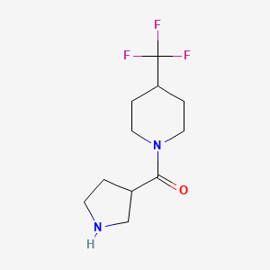 1-(pyrrolidine-3-carbonyl)-4-(trifluoromethyl)piperidine - 1497000-47-1