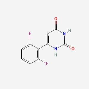 6-(2,6-difluorophenyl)pyrimidine-2,4(1H,3H)-dione - 1484400-03-4