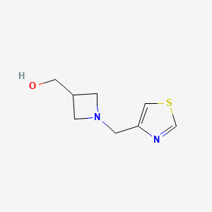 [1-(1,3-Thiazol-4-ylmethyl)azetidin-3-yl]methanol - 1489550-62-0