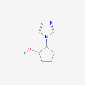 2-(1H-imidazol-1-yl)cyclopentan-1-ol - 1184093-57-9