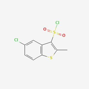 5-Chloro-2-methyl-1-benzothiophene-3-sulfonyl chloride - 220432-04-2