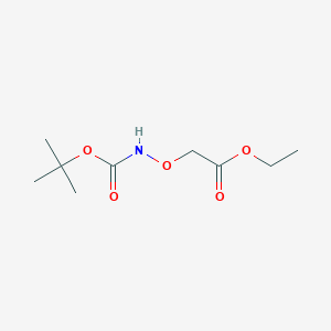 Ethyl 2-{[(tert-butoxycarbonyl)amino]oxy}acetate - 1417034-22-0