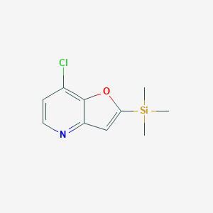7-Chloro-2-(trimethylsilyl)furo[3,2-b]pyridine - 1071540-51-6