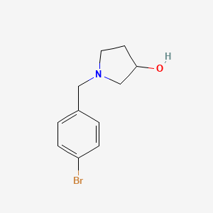 1-[(4-Bromophenyl)methyl]pyrrolidin-3-ol - 1408388-16-8
