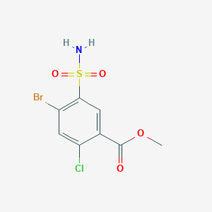 Methyl 4-bromo-2-chloro-5-sulfamoylbenzoate - 1343862-95-2