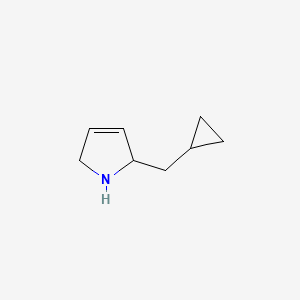 2-(cyclopropylmethyl)-2,5-dihydro-1H-pyrrole - 1822639-91-7
