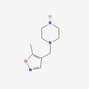 1-[(5-Methylisoxazol-4-yl)methyl]piperazine - 1368713-95-4