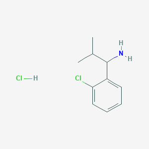 1-(2-Chlorophenyl)-2-methylpropan-1-amine hydrochloride - 2097950-13-3
