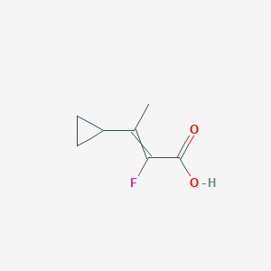 3-Cyclopropyl-2-fluorobut-2-enoic acid - 1564046-42-9