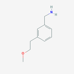 3-(2-Methoxyethyl)benzylamine - 1061650-42-7