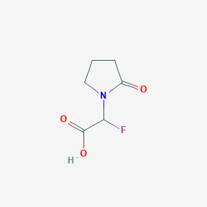 2-Fluoro-2-(2-oxopyrrolidin-1-yl)acetic acid - 1505845-79-3