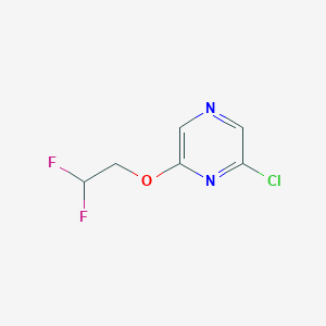 2-Chloro-6-(2,2-difluoroethoxy)pyrazine - 1552805-87-4