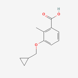 3-(Cyclopropylmethoxy)-2-methylbenzoic acid - 1369797-94-3