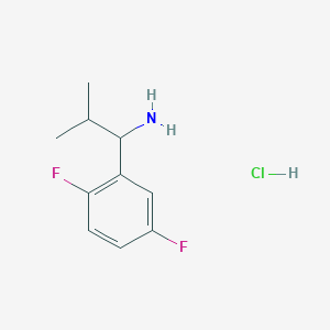 1-(2,5-Difluorophenyl)-2-methylpropan-1-amine hydrochloride - 1864014-41-4