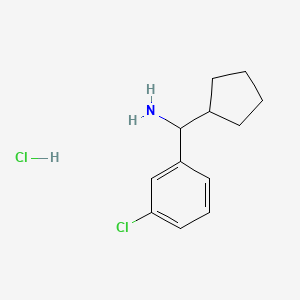 (3-Chlorophenyl)(cyclopentyl)methanamine hydrochloride - 2098050-62-3