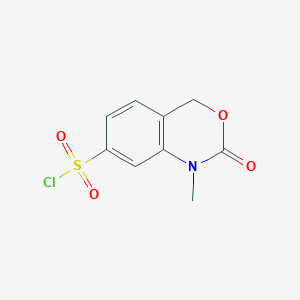 1-Methyl-2-oxo-1,4-dihydro-2H-benzo[d][1,3]oxazine-7-sulfonyl chloride - 1383579-86-9