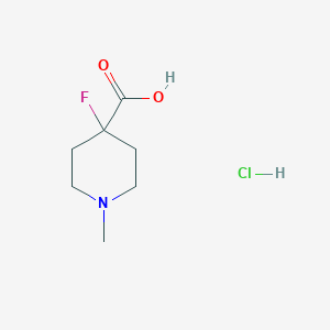 4-Fluoro-1-methylpiperidine-4-carboxylic acid hydrochloride - 1956309-76-4