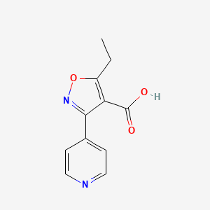 5-Ethyl-3-(pyridin-4-yl)isoxazole-4-carboxylic acid - 1955561-40-6