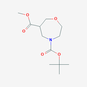 Methyl N-boc-1,4-oxazepane-6-carboxylate - 1820736-58-0