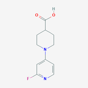 1-(2-Fluoropyridin-4-yl)piperidine-4-carboxylic acid - 2092492-09-4