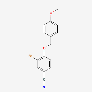 3-Bromo-4-(4-methoxybenzyloxy)-benzonitrile - 1548389-21-4
