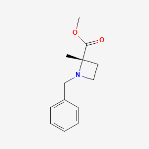 methyl (2S)-1-benzyl-2-methylazetidine-2-carboxylate - 1384745-48-5