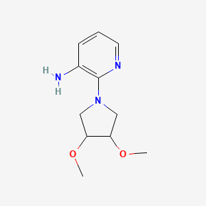 2-(3,4-Dimethoxypyrrolidin-1-yl)pyridin-3-amine - 1692170-62-9