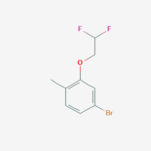 4-Bromo-2-(2,2-difluoroethoxy)-1-methylbenzene - 1695149-71-3