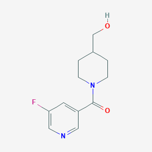 (5-Fluoropyridin-3-yl)(4-(hydroxymethyl)piperidin-1-yl)methanone - 1713583-90-4