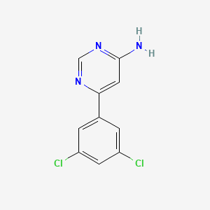 6-(3,5-Dichlorophenyl)pyrimidin-4-amine - 1599550-19-2
